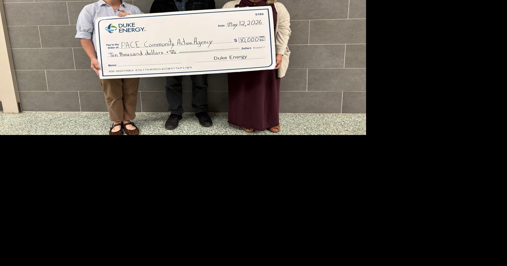 PACE receives $10,000 Duke Energy grant | Local News | washtimesherald.com