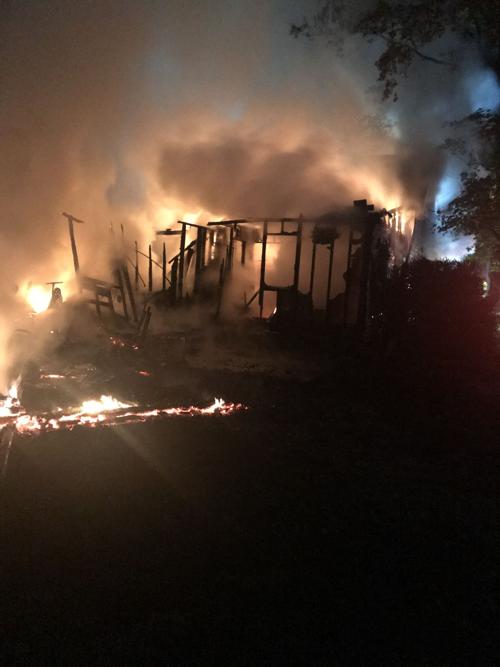 Troy Road fire