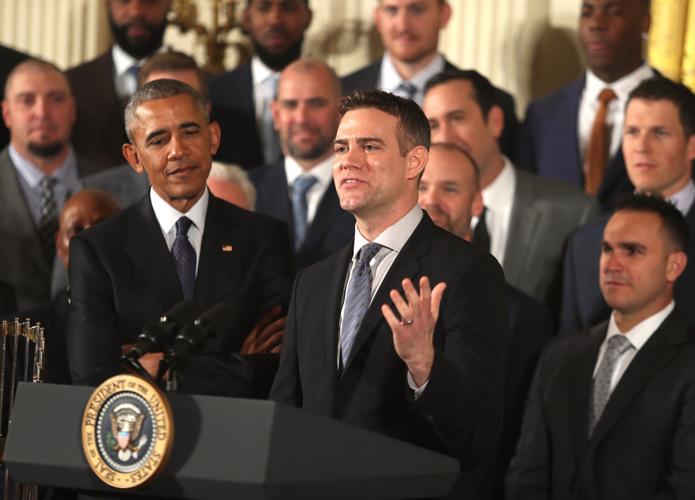 Addison Russell makes an appearance, White Sox fan Barack Obama