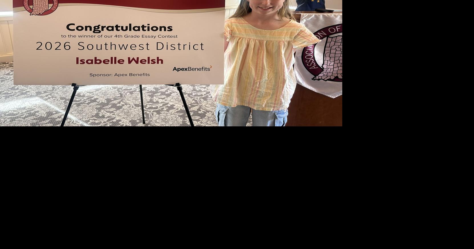 Welsh honored as National County Government Month essay contest winner