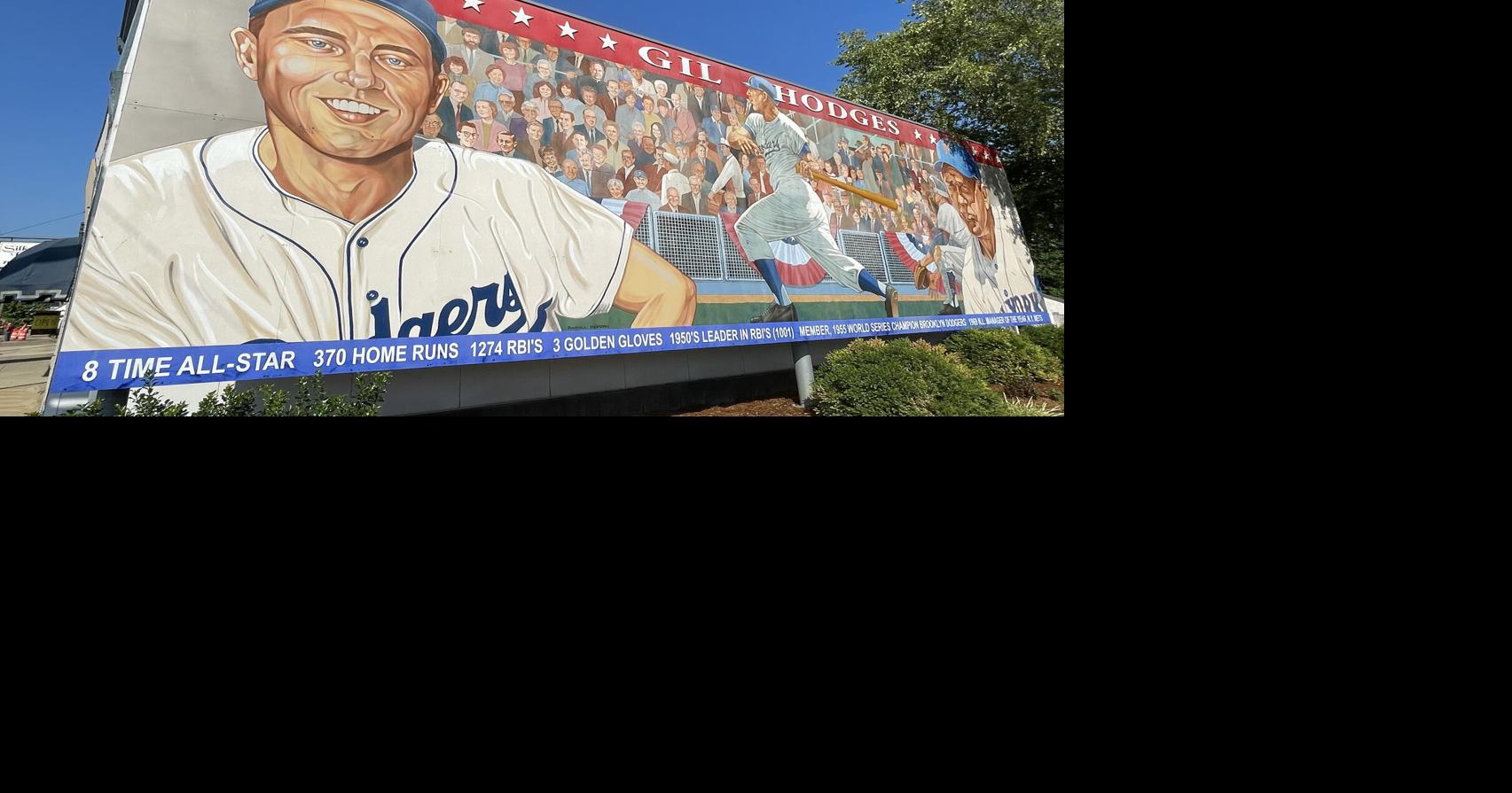 The new mural at Dodger Stadium : r/baseball