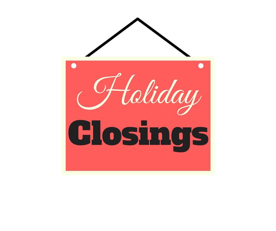 Holiday closings - Vimarsana News