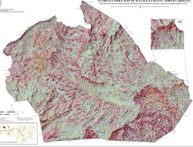 Watauga County Gis Map Landslide Hazards Hidden In Plain Sight News Wataugademocrat Com