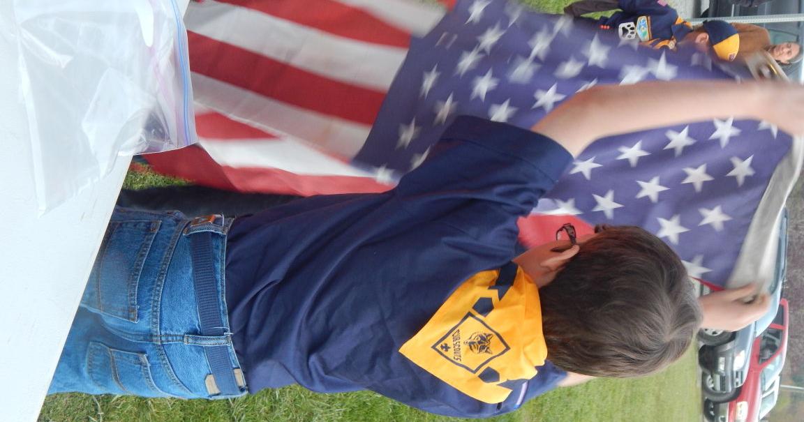 Cub Scouts Troop 100 Flag Retirement Ceremony | | wataugademocrat.com
