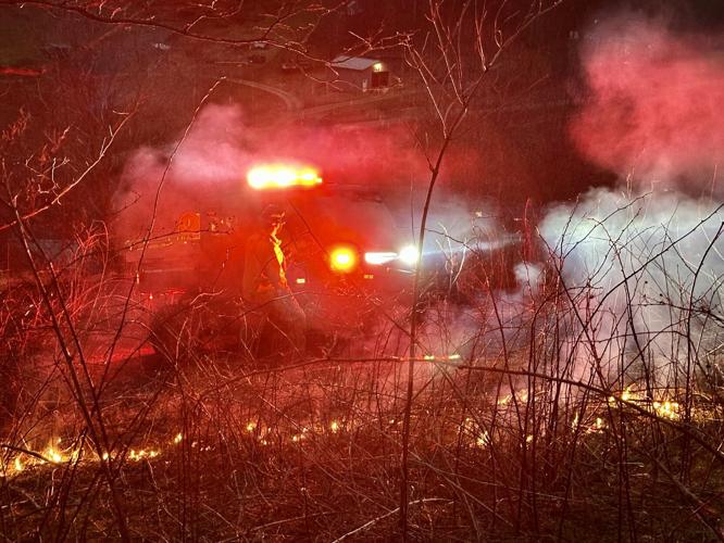 Wind-driven brush fire burns 2 acres in Zionville | Local News ...