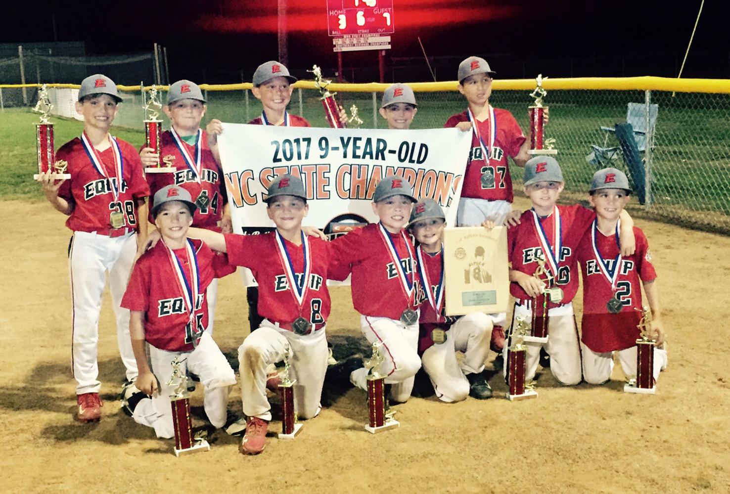 STATE CHAMPS Equip 9under team wins Cal Ripken title; adds details