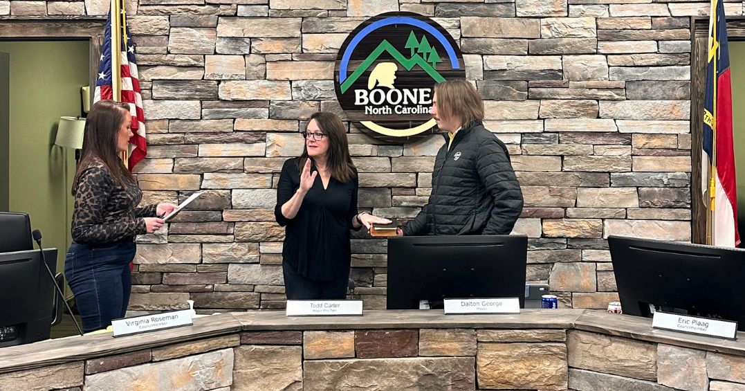 Pruitt sworn onto Boone Town Council Local News