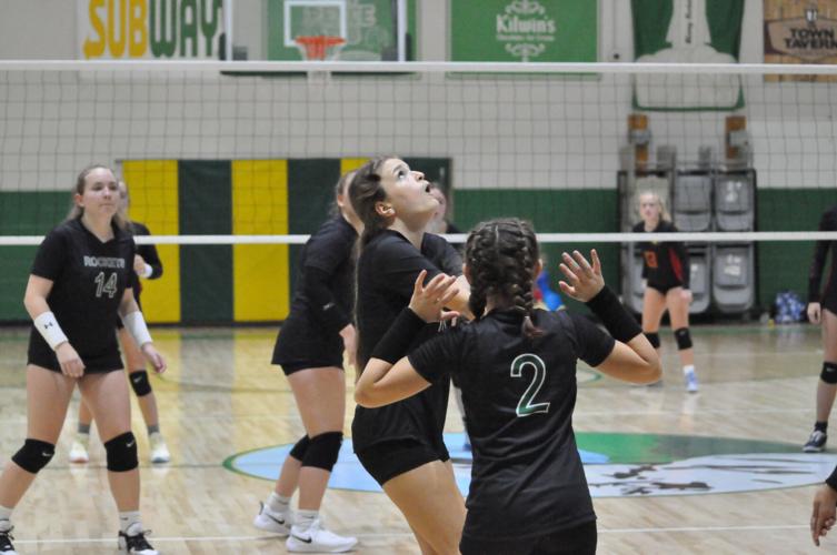 Blowing Rock middle school volleyball goes 21 to advance to 66 on the season Blowing Rocket