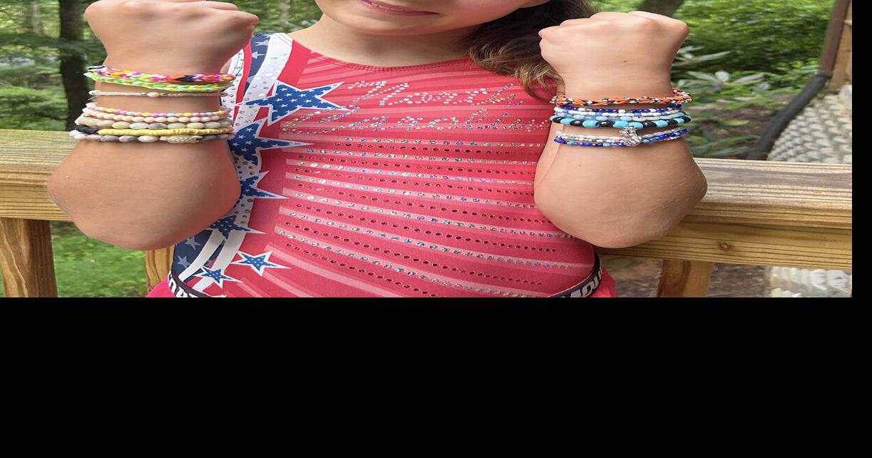 Local gymnast selling bracelets to help fund Junior Olympics trip