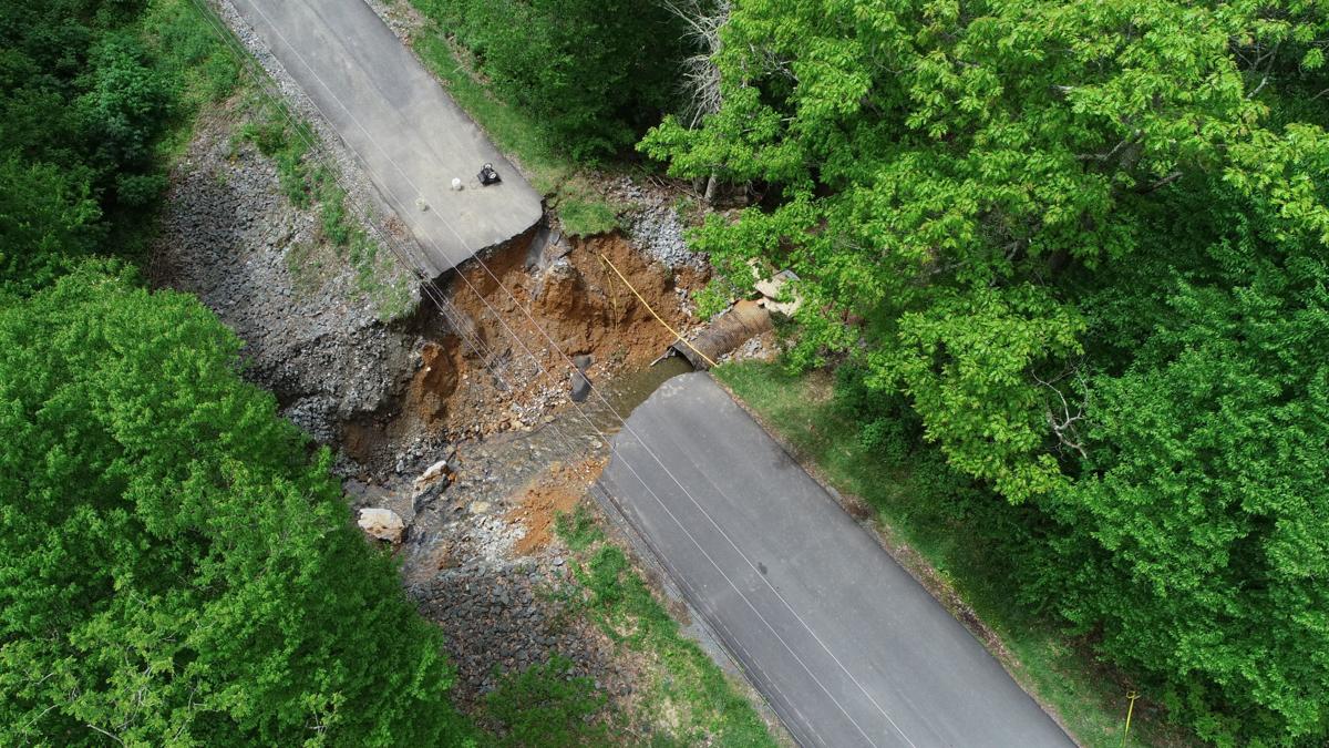 Road Washout Leaves 25 Houses Stranded News Wataugademocrat Com