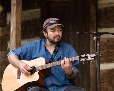 Richard Watson on the Cabin Stage at Merlefest