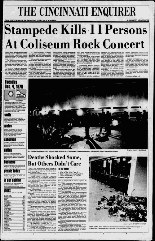 Derek Halsey Mountain Times Writer Recalls Rock Concert Tragedy 40 Years Later Mountain Times Wataugademocrat Com