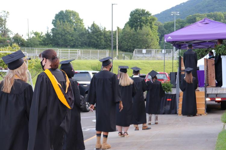 Ashe County High School seniors honored with drive-through graduation ...