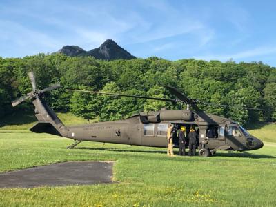 Hiker Released After Helicopter Rescue From Grandfather