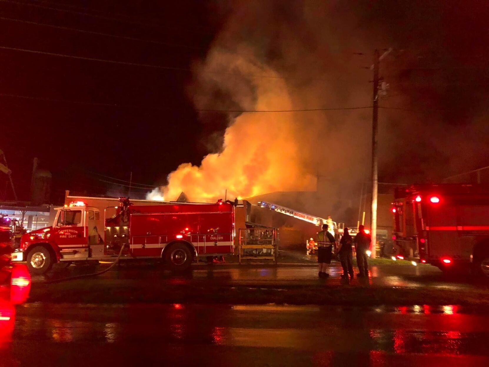 Multiple Watauga fire departments assist with large