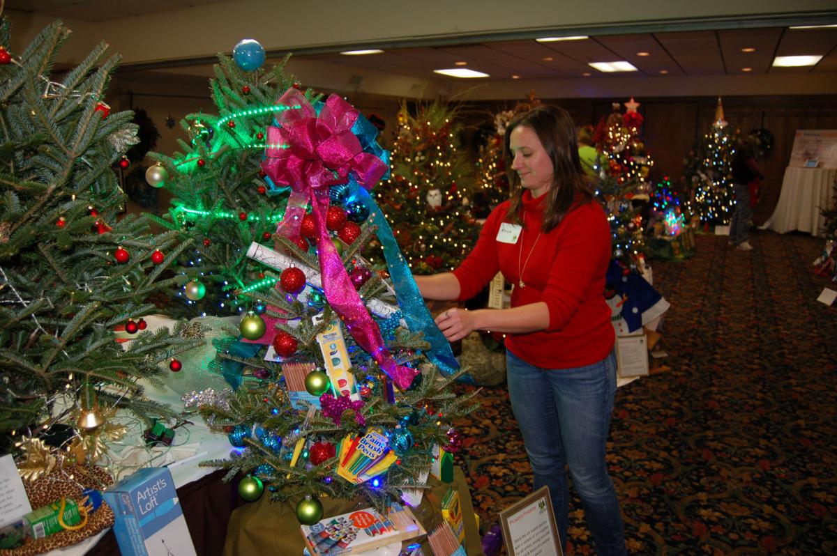 Decorating the trees