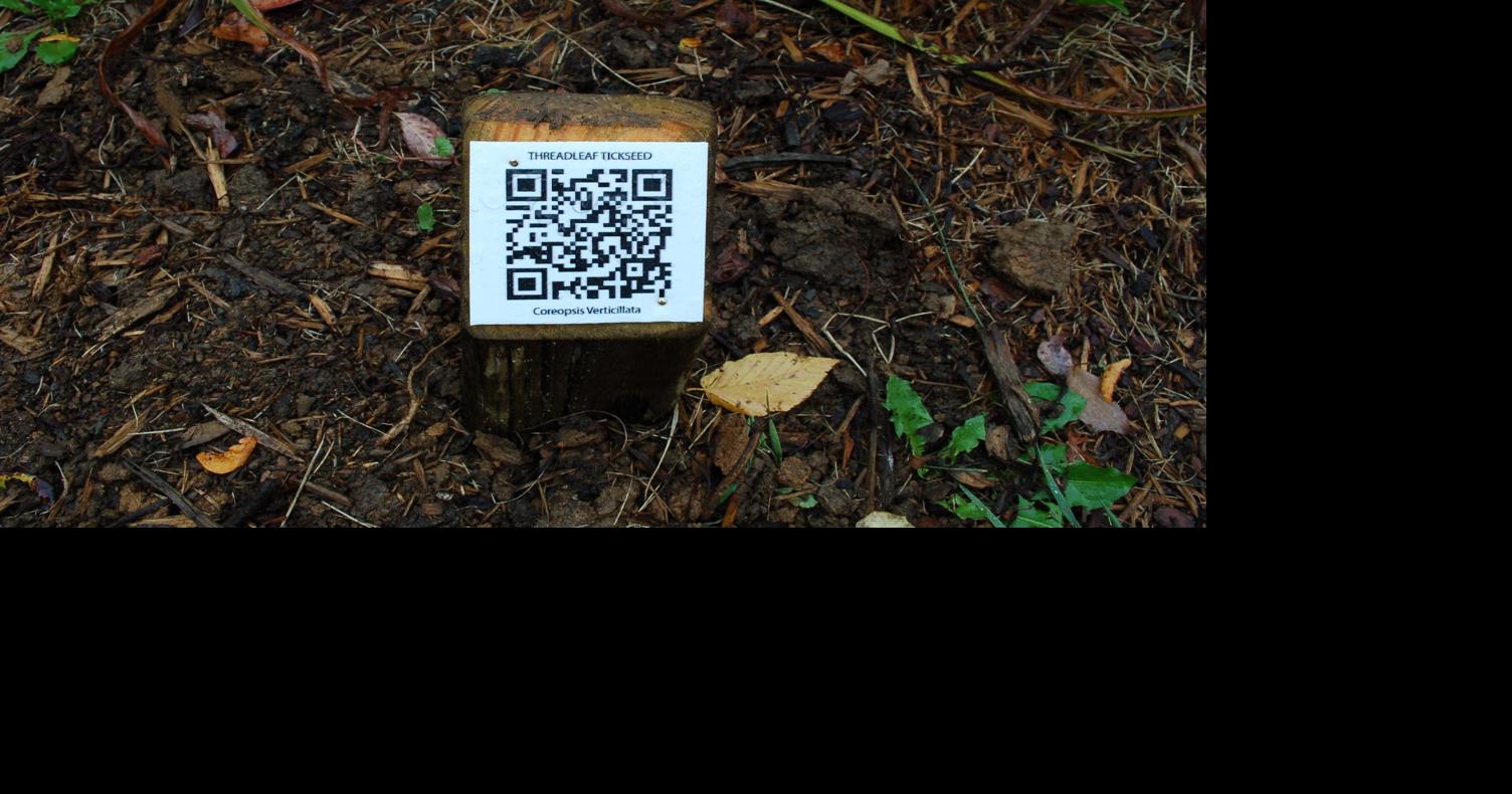 QR codes sprout at Daniel Boone Native Gardens | Mountain Times ...