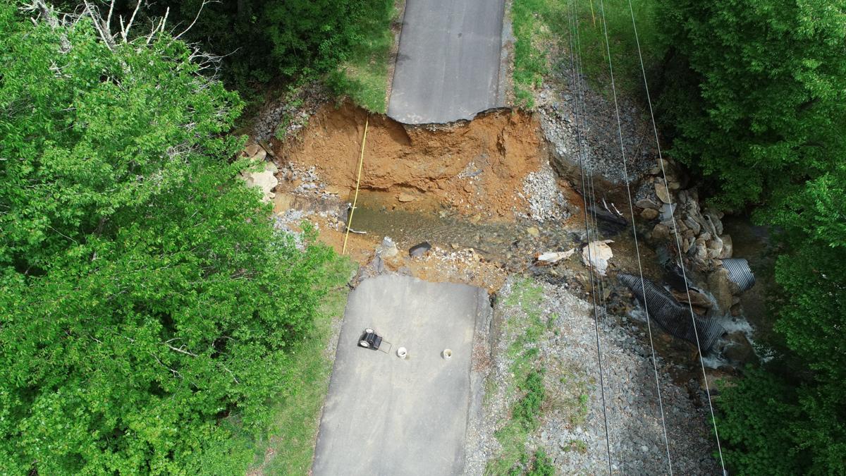 Road Washout Leaves 25 Houses Stranded News Wataugademocrat Com