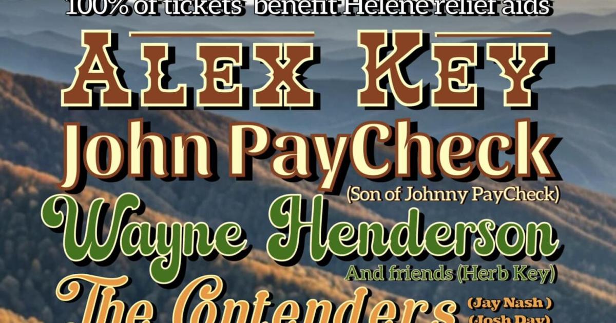 Rising star Alex Key organizes music festival for Helene victims ...