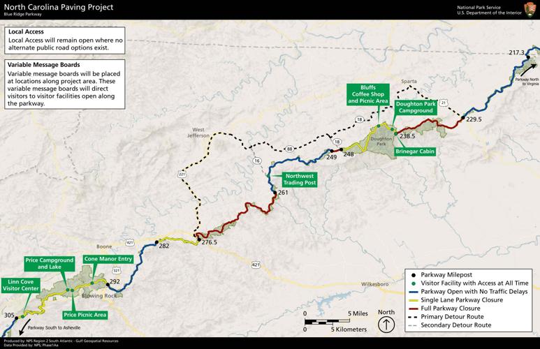 Major Blue Ridge Parkway road project in the High Country to begin May ...