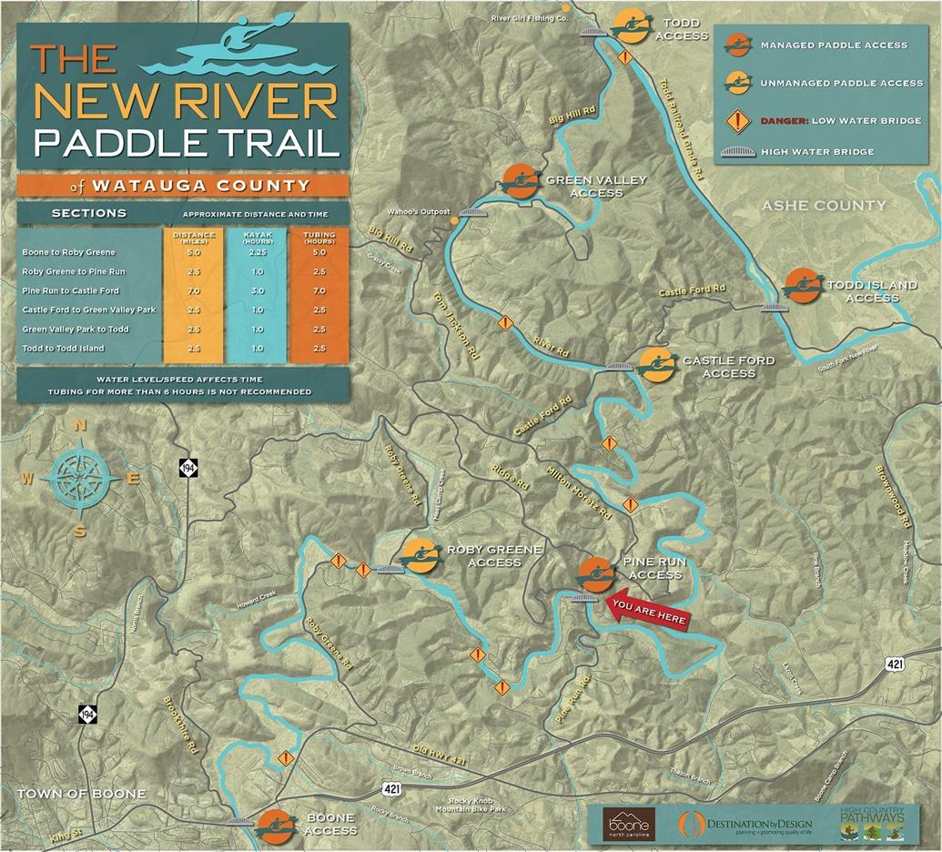 New River Paddle Trail map | | wataugademocrat.com