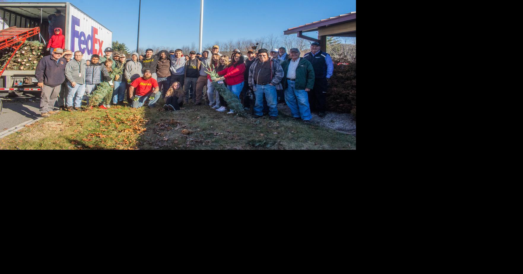 Local Christmas tree growers donate to Trees for Troops