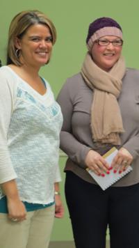 Carrie and Julie