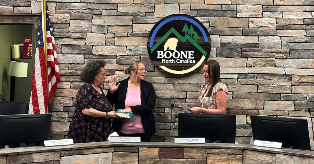 Ball joins Boone Town Council, filling vacant seat