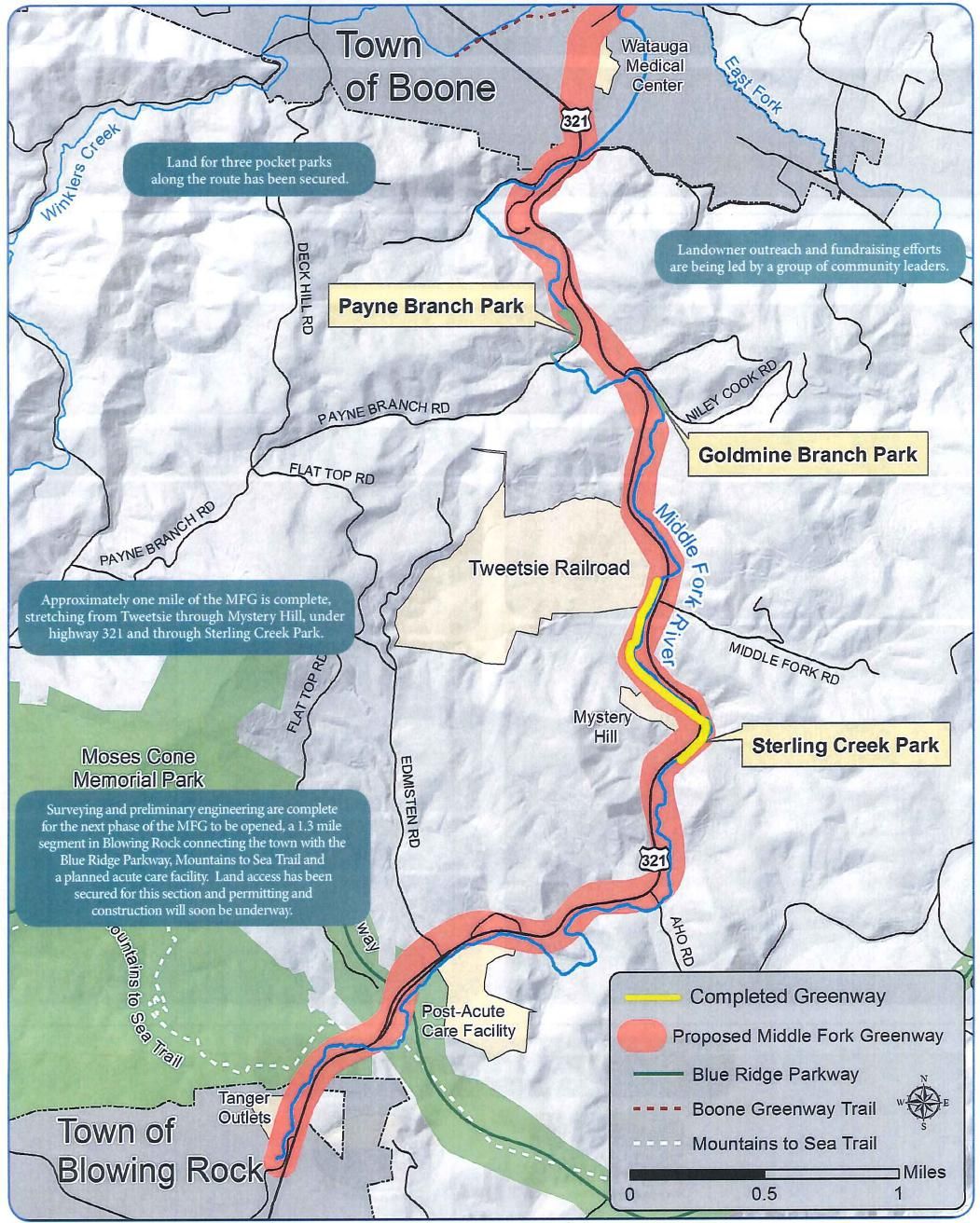 Mccrory Presents Grant To Middle Fork Greenway Blowing Rocket Wataugademocrat Com