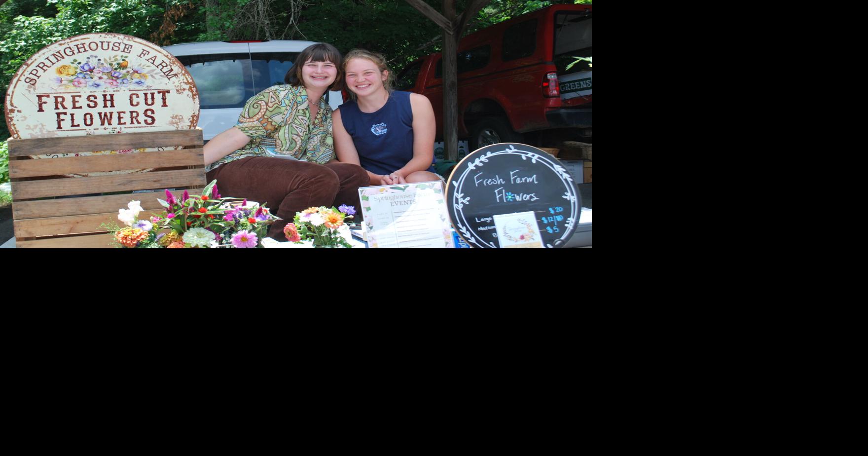 Spring House Farm sustainably grows flowers sold at Farmers' Market ...