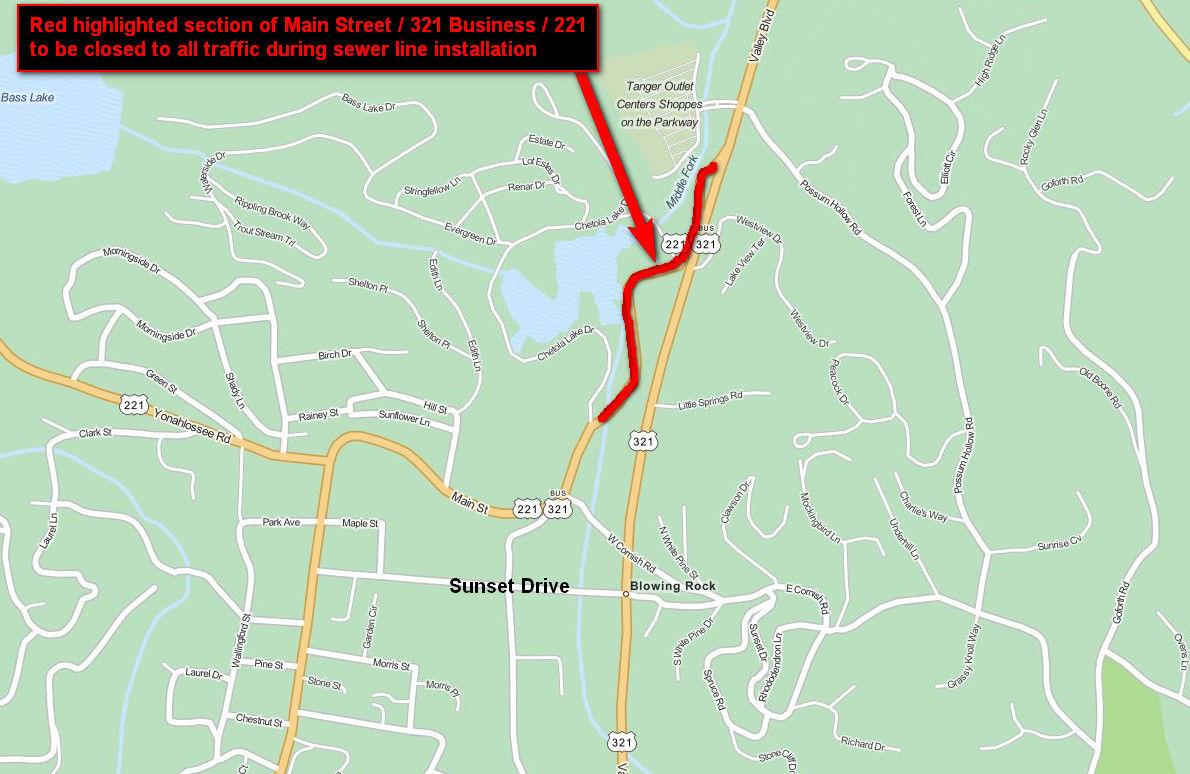 Section of Main St. in Blowing Rock to close Oct. 2731 Blowing