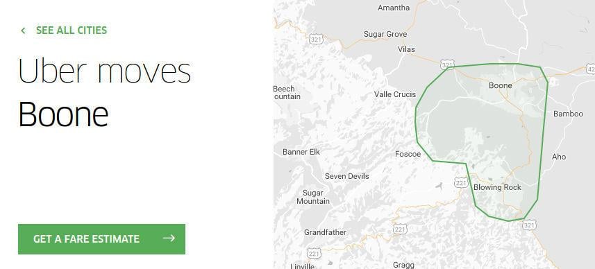 Uber Coming To Boone Next Week News Wataugademocrat Com