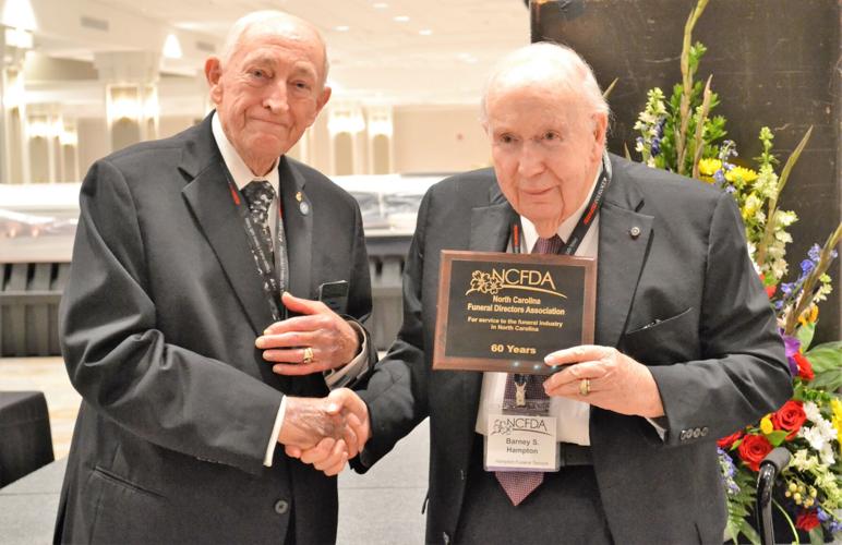 Local funeral home director honored with award for years of service