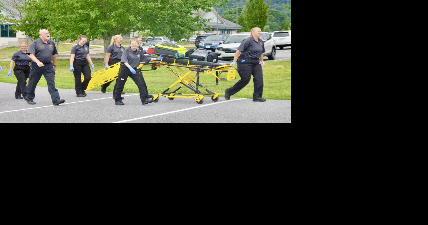 Local agencies come together to help CCC&TI EMT class prepare for real-world