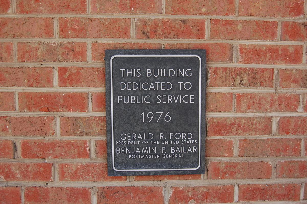 The Blowing Rock post office's plaque Blowing Rocket