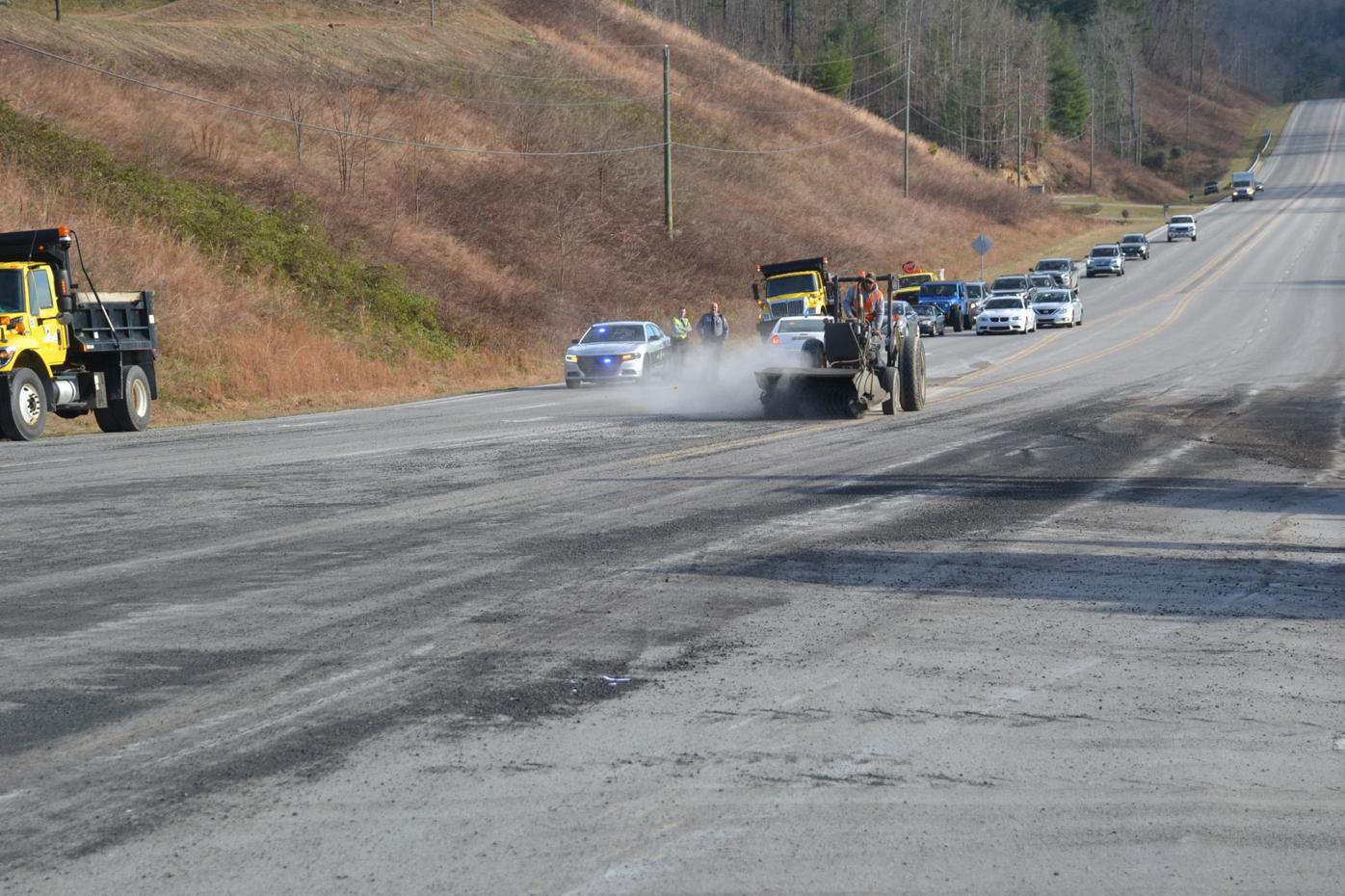 Wreck dumps 16 tons of asphalt on U.S. 321 | News ...
