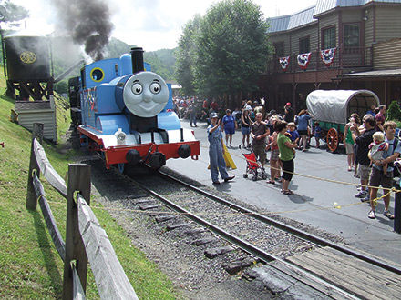 thomas the tank engine at tweetsie railroad