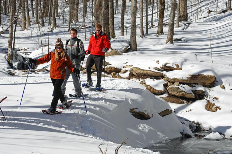 Snowshoeing in the High Country Hiking without trails