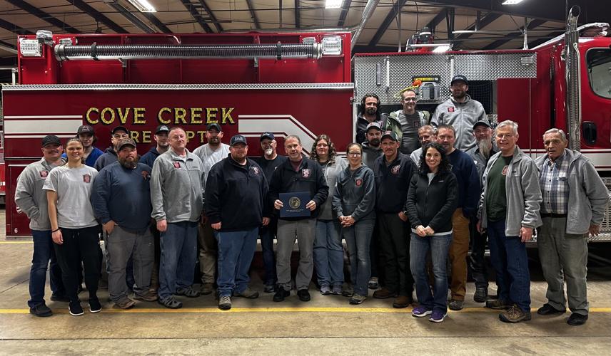Cove Creek VFD earns new ISO rating in significant improvement Local