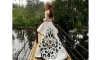 Kitchener teen creates intricate prom dress out of duct tape