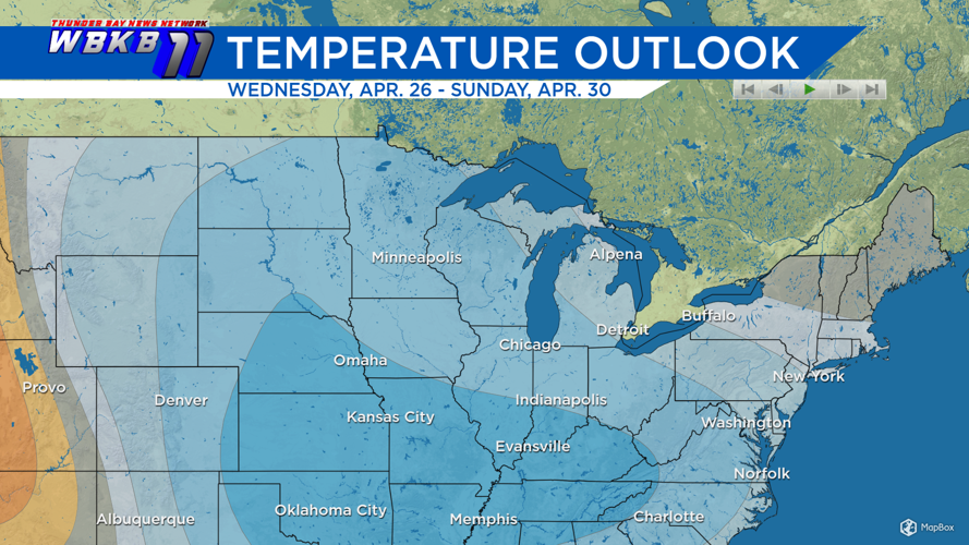 Below Average Temperatures Stick Around | Local News | wbkb11.com