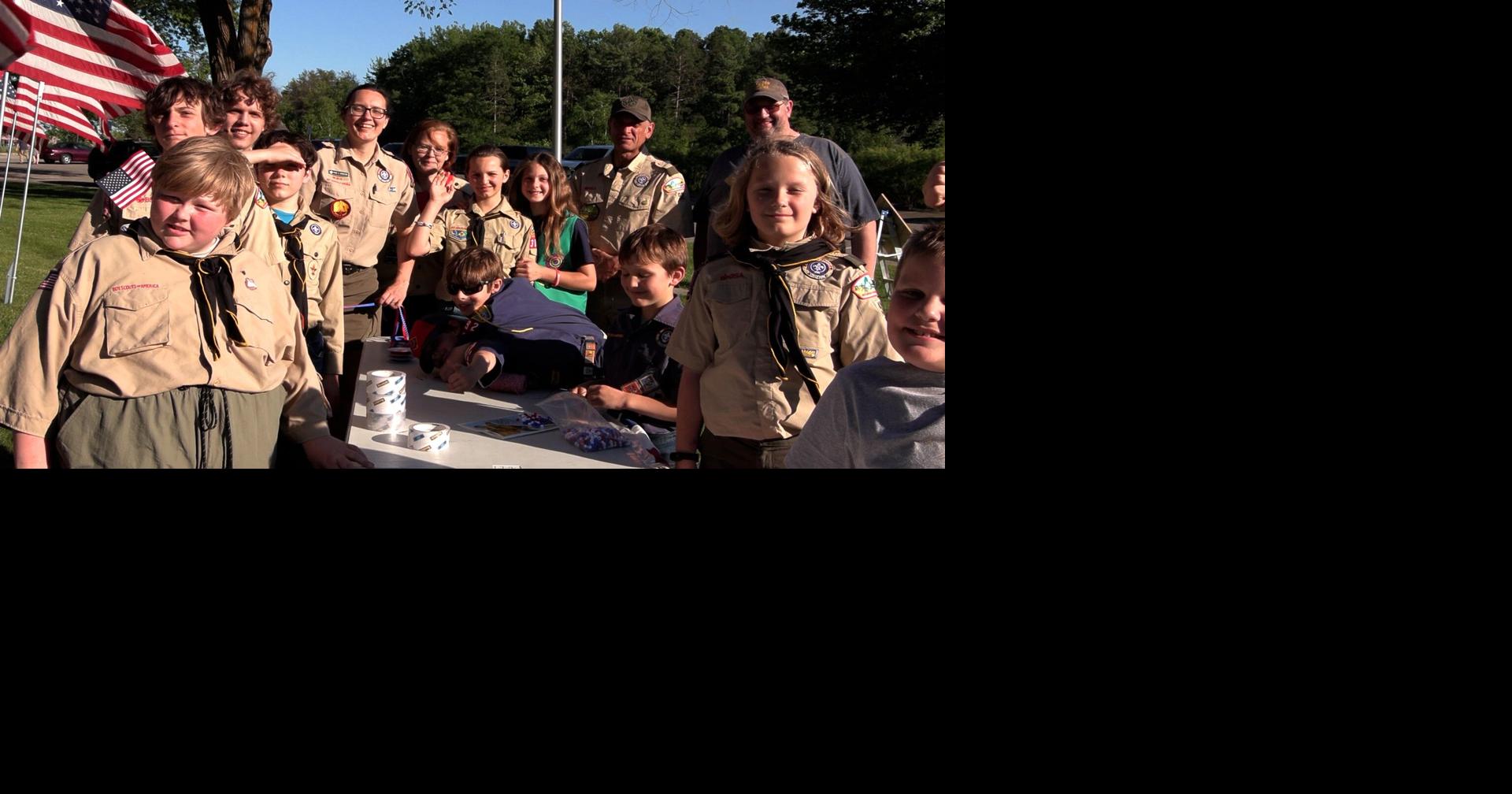 Alpena Scouts Honor Veterans On Flag Day | Archives | wbkb11.com