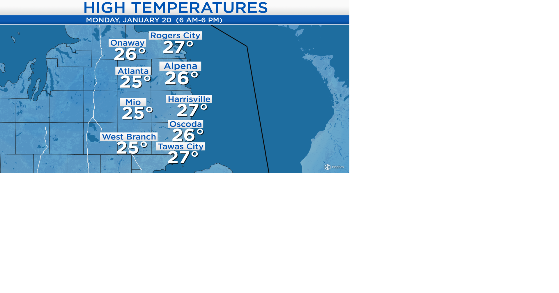 Climbing out of negative temperatures | Weather | wbkb11.com
