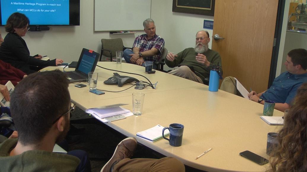 Dr. Brad Barr visits Thunder Bay National Marine Sanctuary Community