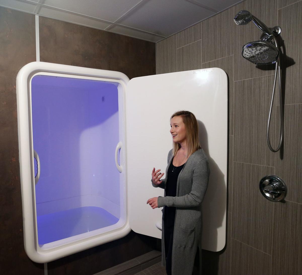 Transcend in Cedar Falls offers area's first flotation therapy tank