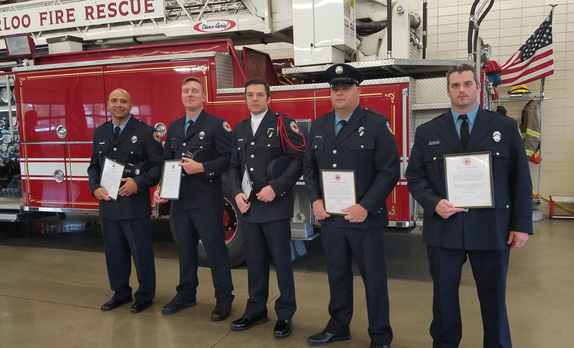 Waterloo Firefighters Honored For Life-saving Efforts