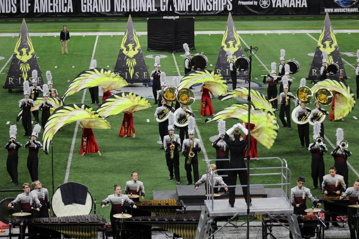 Independence High School marches at Bands of America championship
