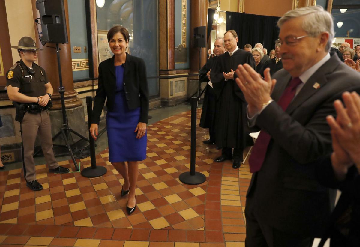 Kim reynolds iowa s first woman governor sets vision for her tenure