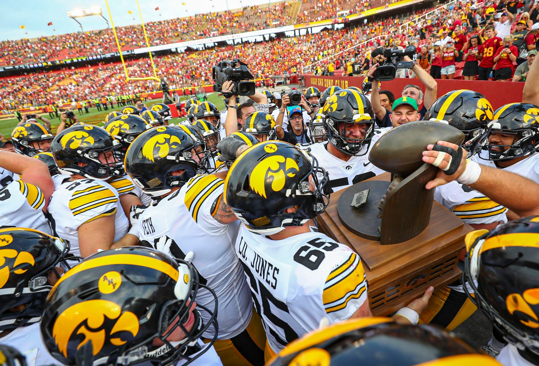 Photos: Iowa State Vs. Iowa Football Cy-Hawk Game At Jack Trice, Sept. 9