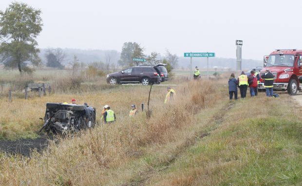 UPDATE WITH NAMES: 1 hurt in Highway 218 crash north of Cedar Falls